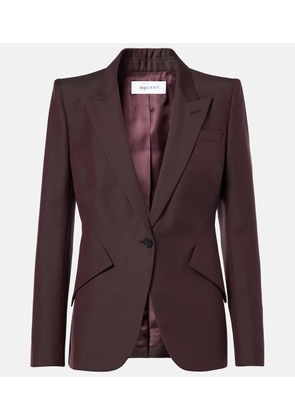 McQueen Wool and mohair blazer