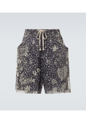 Rick Owens Lido silk shorts