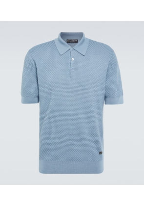Dolce&Gabbana Cotton-blend polo shirt
