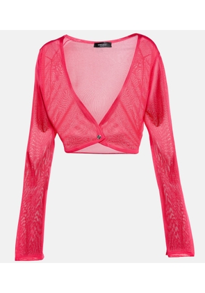 Versace Medusa crop cardigan
