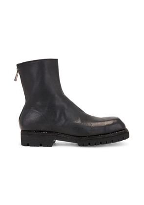 Guidi PL2 Full Grain Horse Front Zip Boot in Black | Black