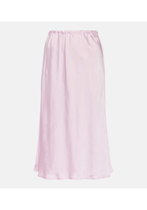 Jil Sander Satin midi skirt