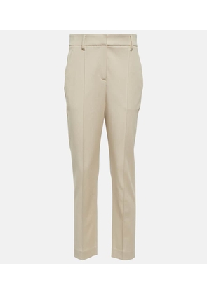 Brunello Cucinelli Cotton-blend slim pants