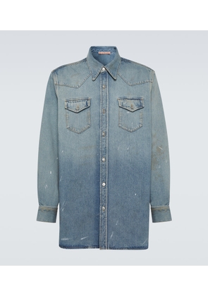 Acne Studios Distressed denim shirt