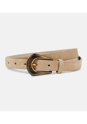 Brunello Cucinelli Suede belt