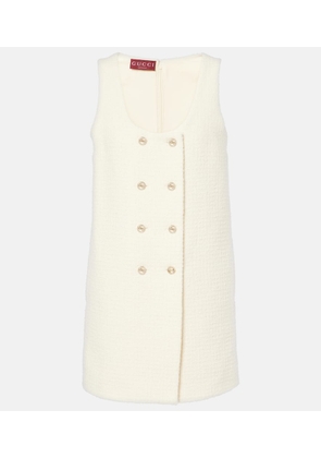 Gucci Wool-blend boucle minidress