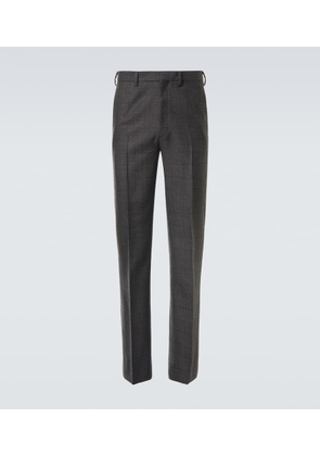 Prada Prince of Wales cropped virgin wool pants