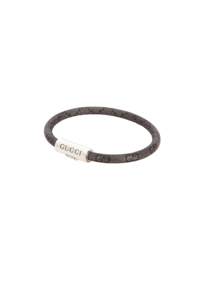 Gucci Trademark Oval Bracelet in Grey - Grey. Size XL (also in L).
