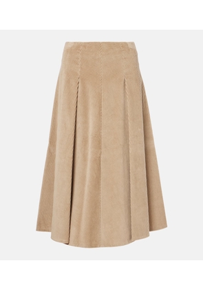 Brunello Cucinelli Cotton midi skirt