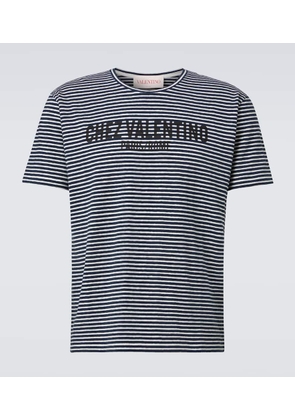 Valentino Chez Valentino striped jersey T-shirt