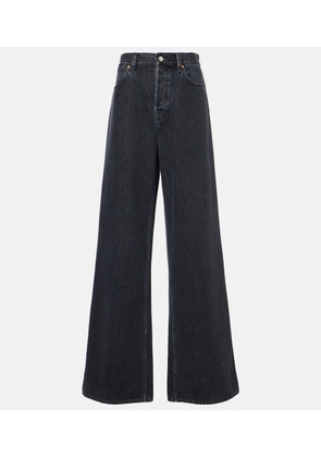 Gucci High-rise wide-leg jeans