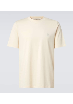 Brunello Cucinelli Logo cotton jersey T-shirt