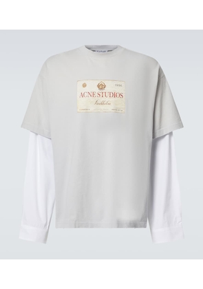 Acne Studios Logo printed cotton jersey T-shirt