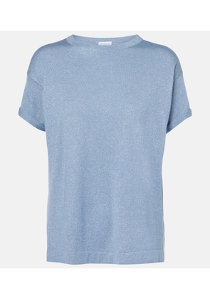 Brunello Cucinelli Cashmere and silk-blend top