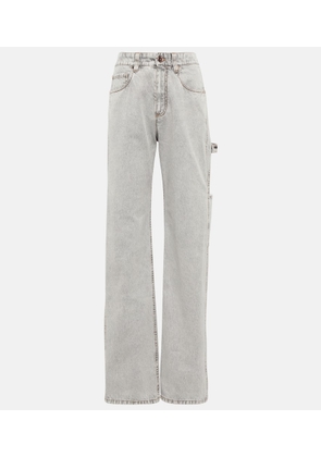 Brunello Cucinelli High-rise straight jeans
