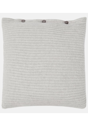 Brunello Cucinelli Ribbed-knit cashmere cushion