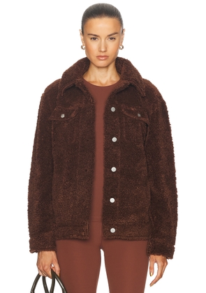 Beyond Yoga Rider Shacket in Espresso - Chocolate. Size L (also in M, S, XS).
