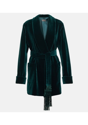 Loro Piana Raniya cotton velvet blazer