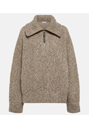Brunello Cucinelli Sparkling ChinÃ© wool-blend sweater