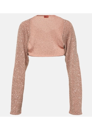 Altuzarra Alimia metallic knit shrug