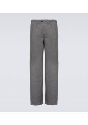 Prada Virgin wool straight pants