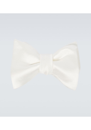 Brunello Cucinelli Cotton and silk satin bow tie