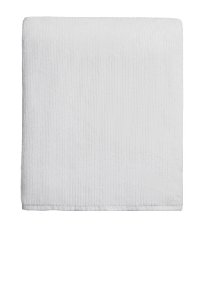 Parachute Soft Rib Bath Sheet in White - White. Size all.