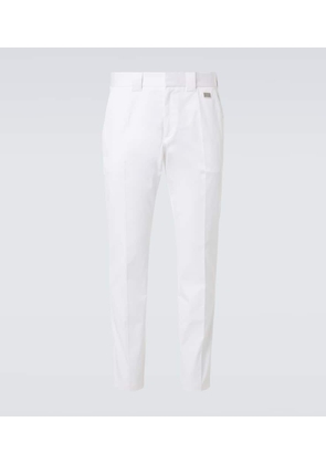 Dolce&Gabbana Cotton gabardine straight pants