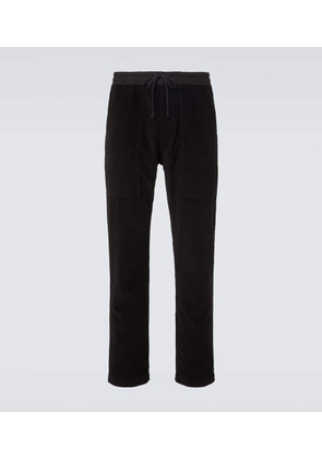 Saint Laurent Cotton velvet sweatpants