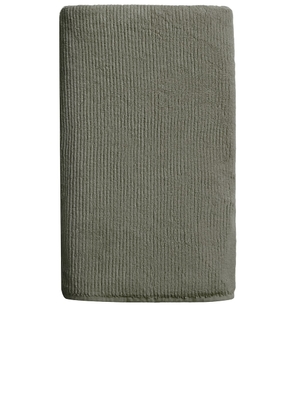 Parachute Soft Rib Bath Towel in Moss - Green. Size all.