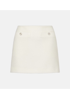 Gucci Interlocking G wool-blend boucle miniskirt