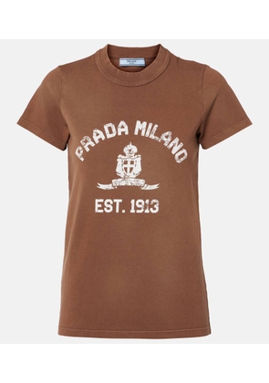 Prada Logo cotton jersey T-shirt