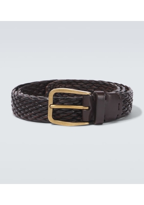 Brunello Cucinelli Braided leather belt