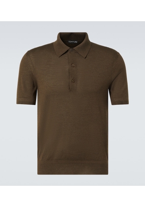 Tom Ford Cashmere and silk polo shirt