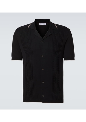 Brunello Cucinelli Knitted cotton shirt
