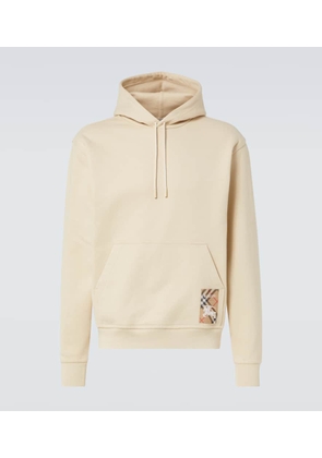 Burberry Burberry Check cotton hoodie