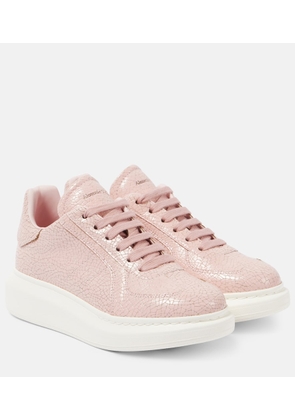 McQueen Oversized leather sneakers