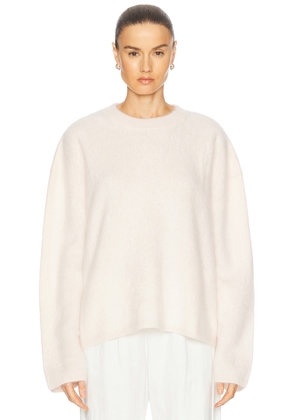 Lisa Yang Natalia Sweater in Soft Pink Brushed - Blush. Size 0 (also in ).
