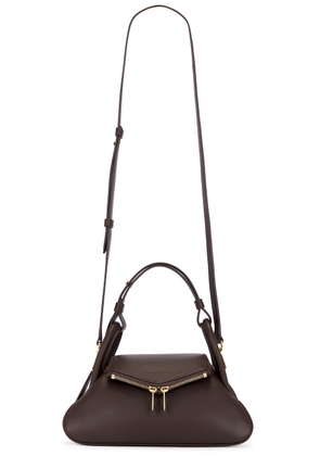 AMINA MUADDI Gemini Small Bag in Coffee - Brown. Size all.