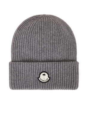 Moncler Genius X Palm Angels Beanie in Grey - Grey. Size all.