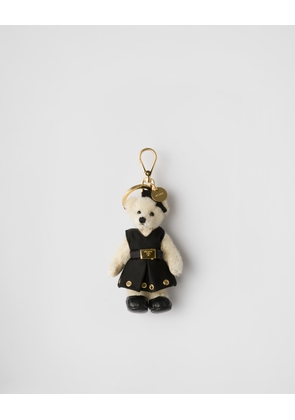 Teddy keychain charm