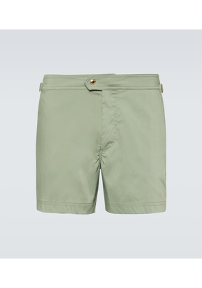 Tom Ford Compact poplin swim trunks