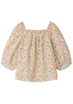 Bonpoint Girls Anastide Floral Print Blouse