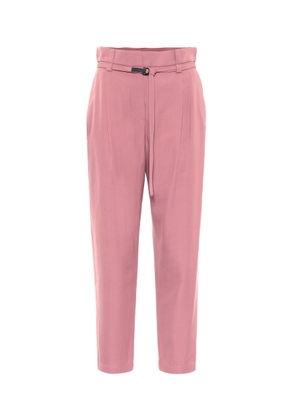 Brunello Cucinelli Wool and cotton cropped pants