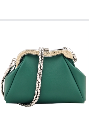 Bvlgari Serpentine Calf Leather Micro Pouch - Green