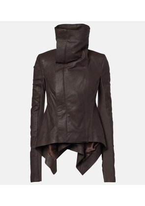 Rick Owens Naska leather biker jacket