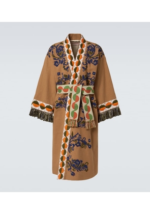 Valentino Embellished cotton cardigan