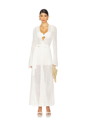DEVON WINDSOR Elliott Robe in Ivory. Size L. Also in M.