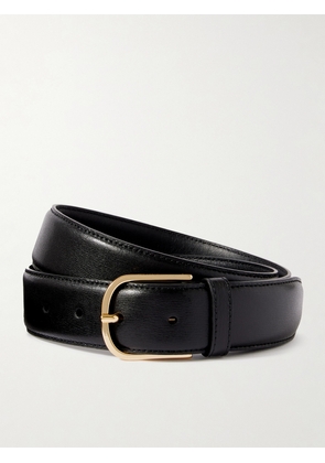 TOTEME - Leather Belt - Black - 70,80,90