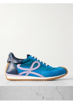 LOEWE - Flow Runner 2.0 Leather-trimmed Shell And Suede Sneakers - Blue - IT36,IT37,IT38,IT39,IT40,IT41,IT42